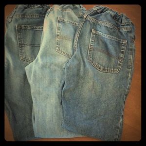 3 pairs of Boys straight leg jeans-school clothes!